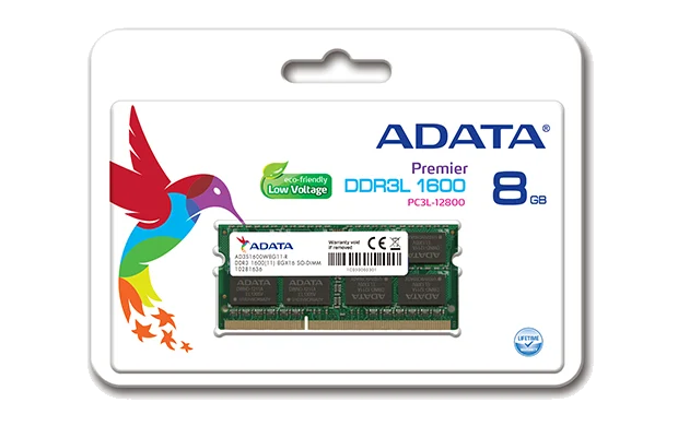 8G DDR3L 1600 Adata SODIMM