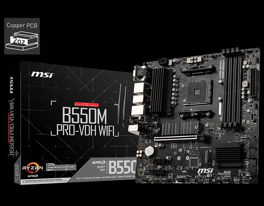 MSI B550M Pro-vdh WiFi /AM4