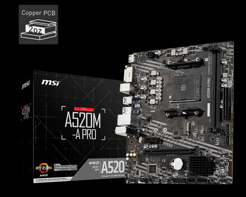 MSI A520M-A PRO /AM4