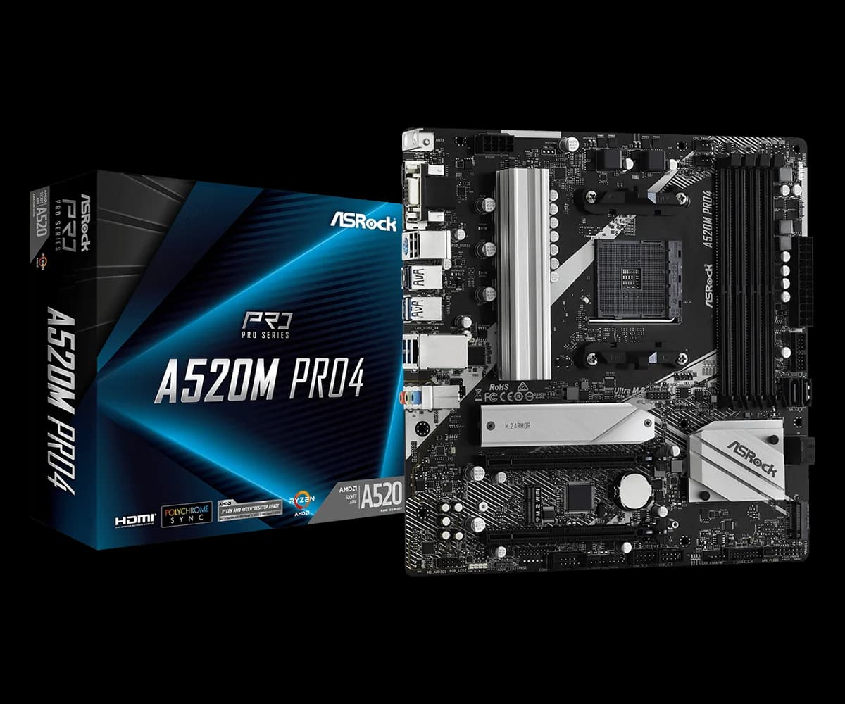 Asrock A520M PRO4 /AM4