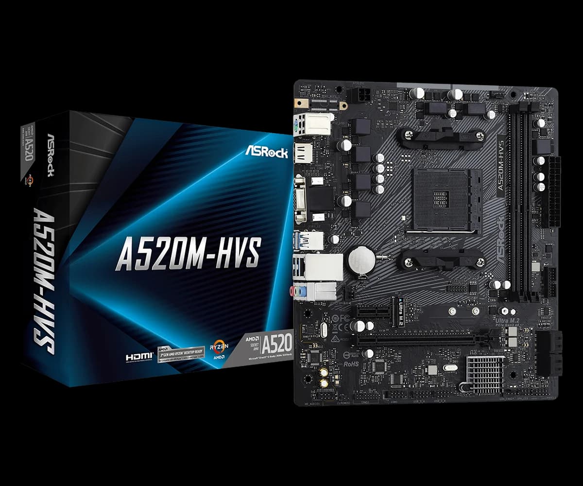 Asrock A520M-HVS /AM4