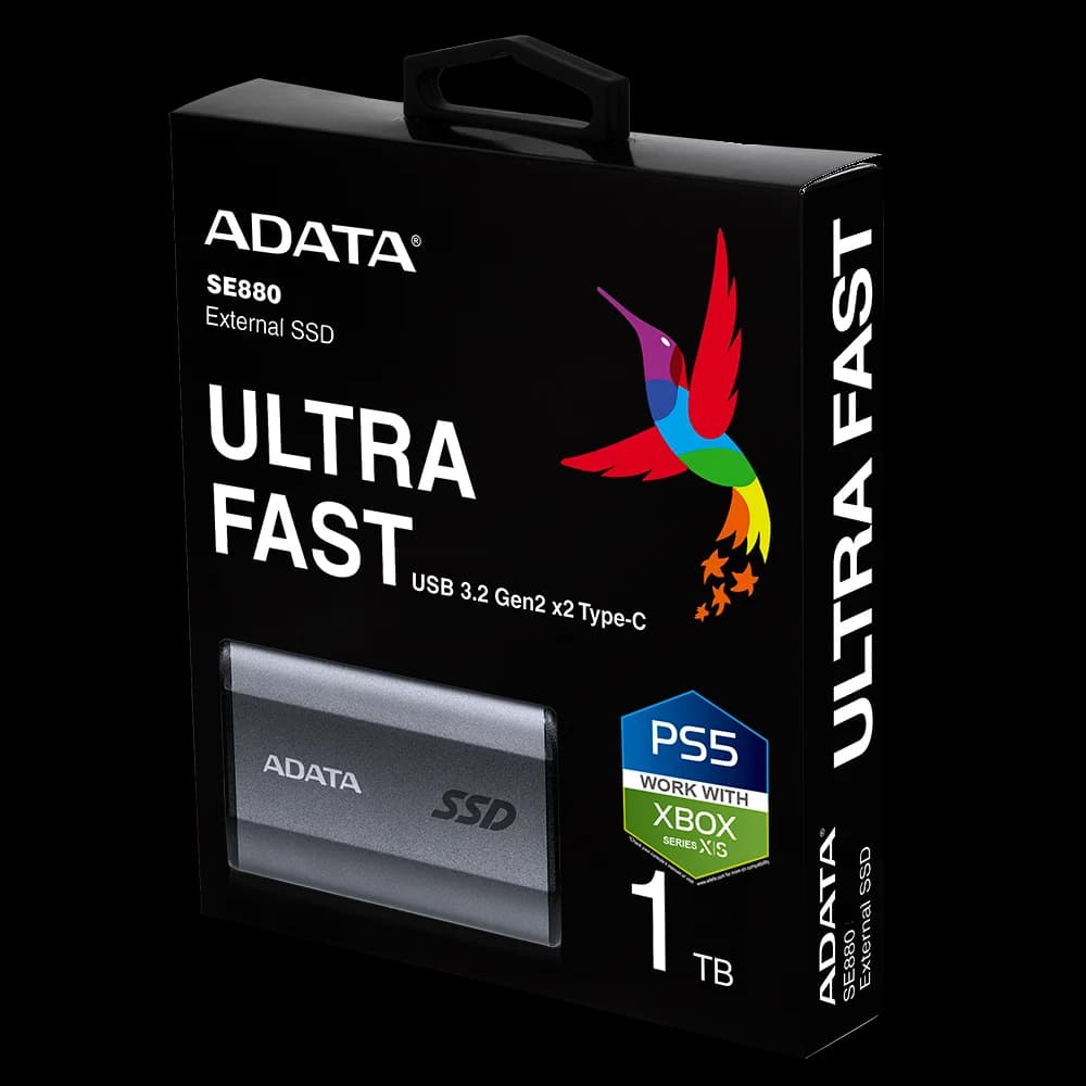 Adata EXT SSD SE880 1T Gray
