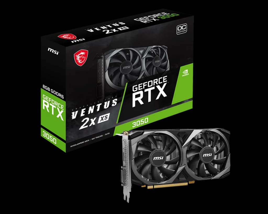 MSI RTX3050 Ventus 2X XS 8G OC