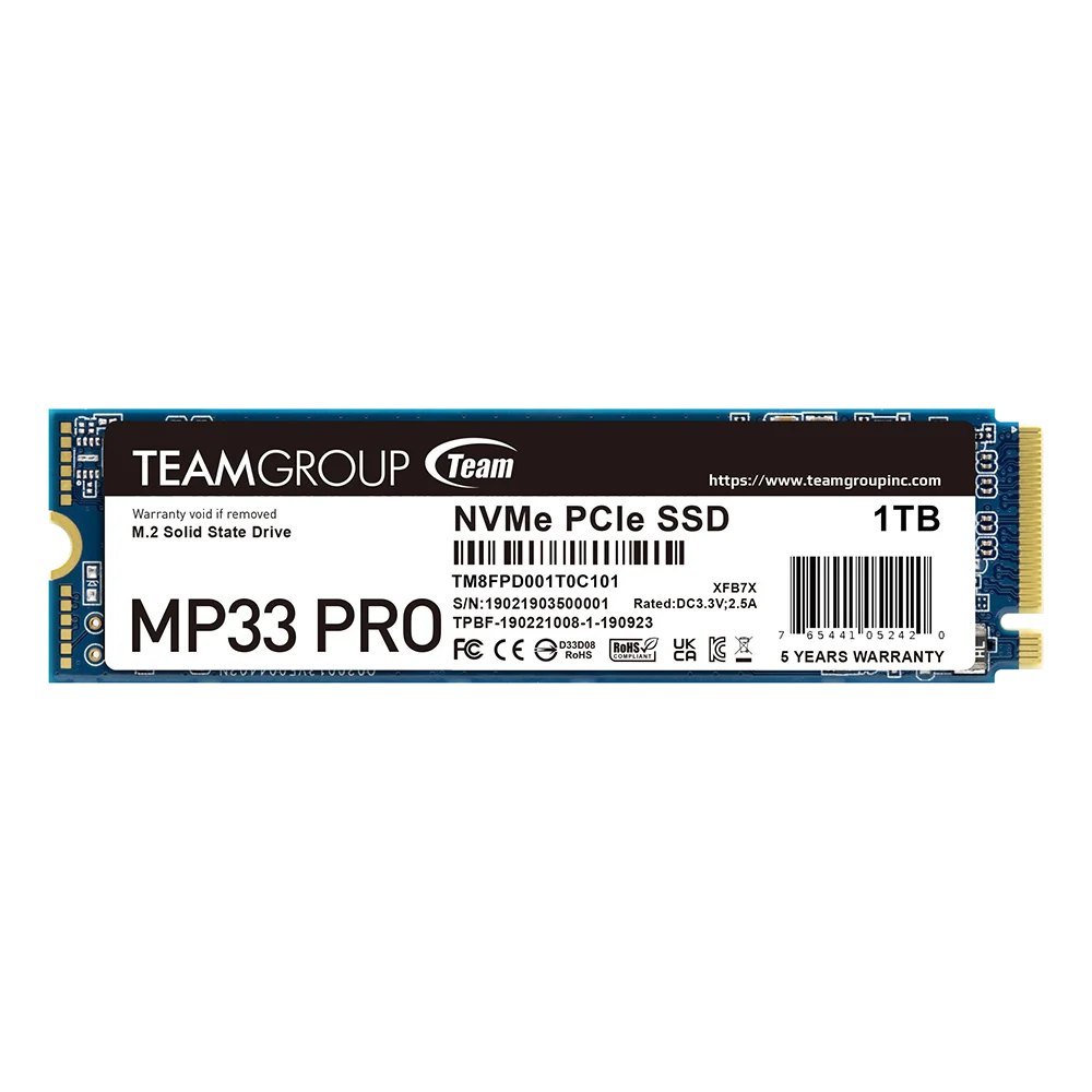 Team SSD MP33 PRO 1TB M2 Pci-e