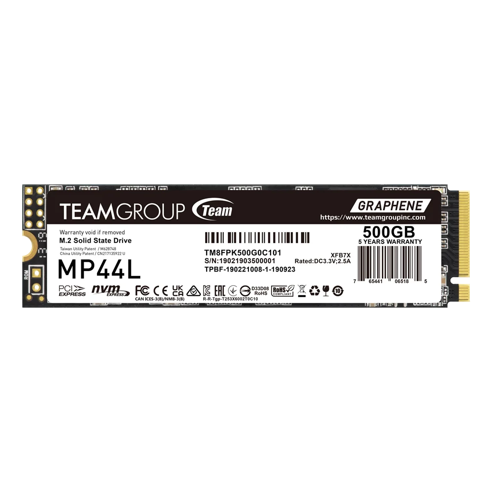 Team SSD MP44L 500GB M2 Pci-e
