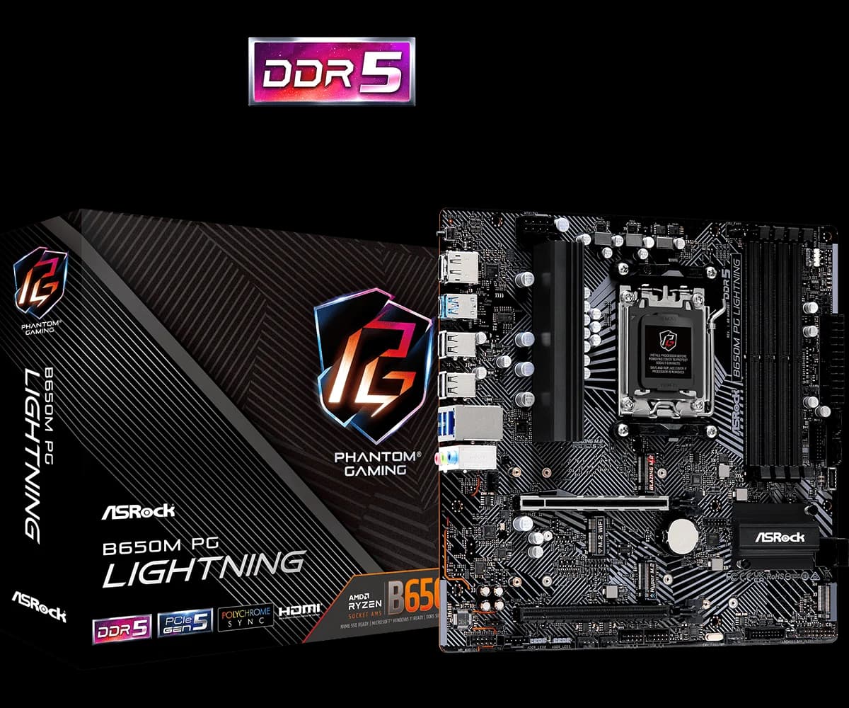 Asrock B650M PG Lightning