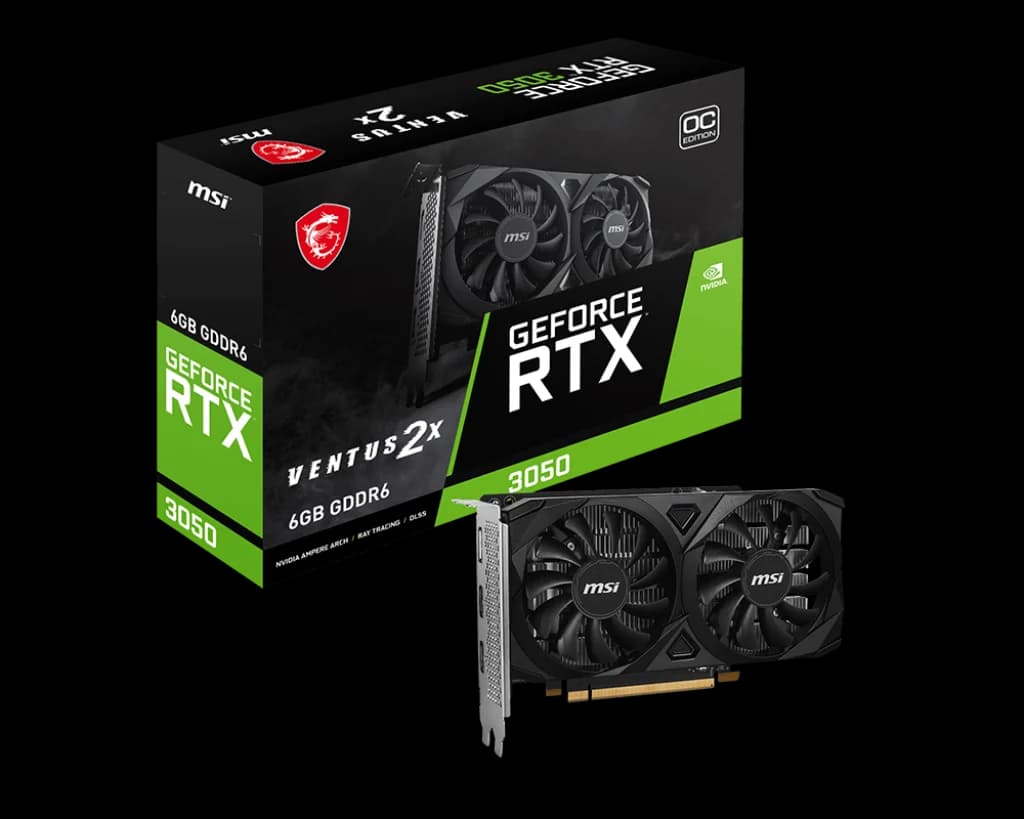MSI RTX3050 Ventus 2X E 6G OC