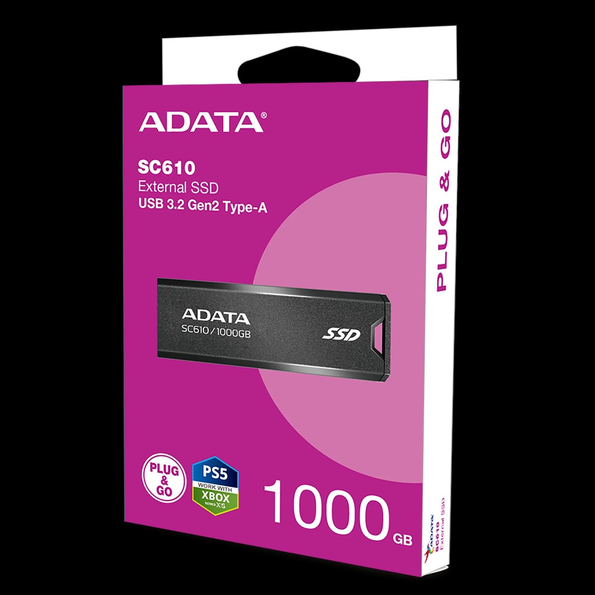 Adata EXT SSD SC610 1000GB RED