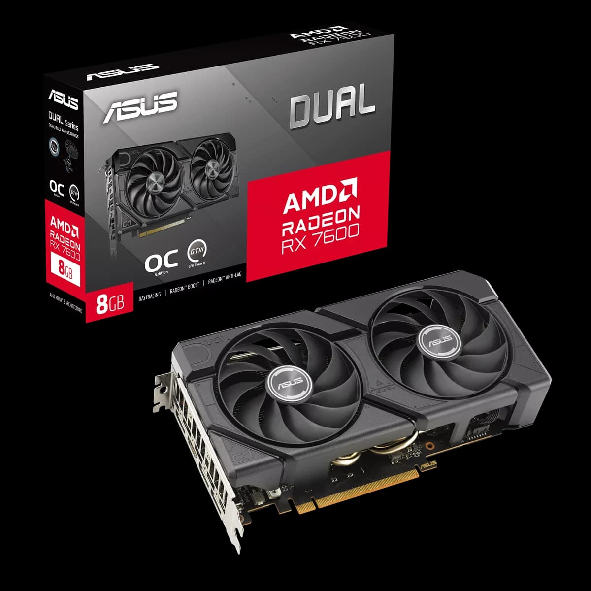 Asus DUAL-RX7600-O8G-EVO
