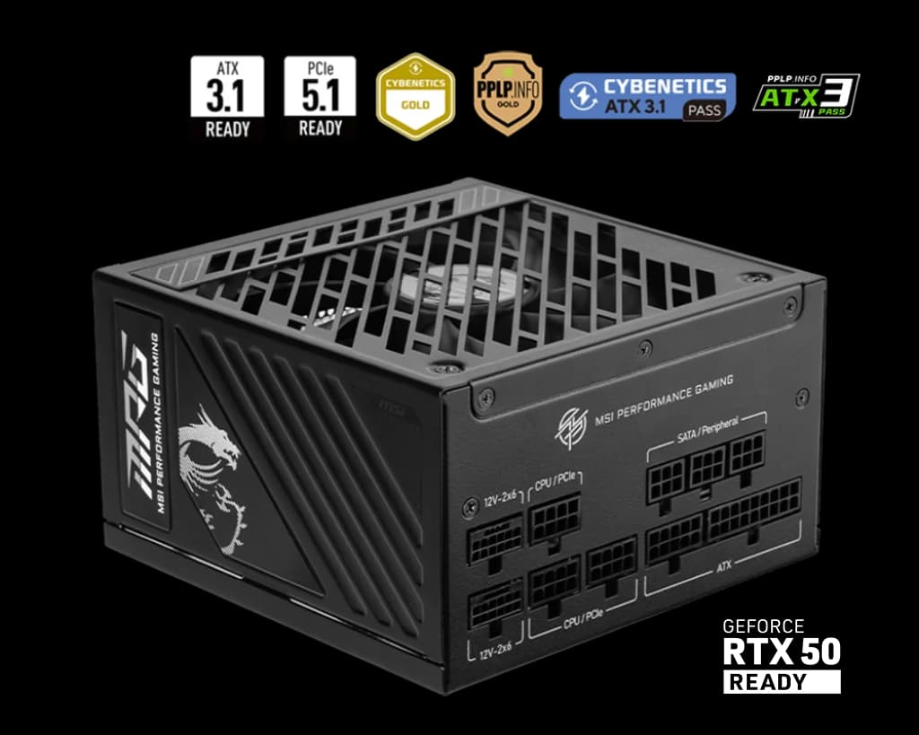 PSU MSI MPG A1000GS PCIE5
