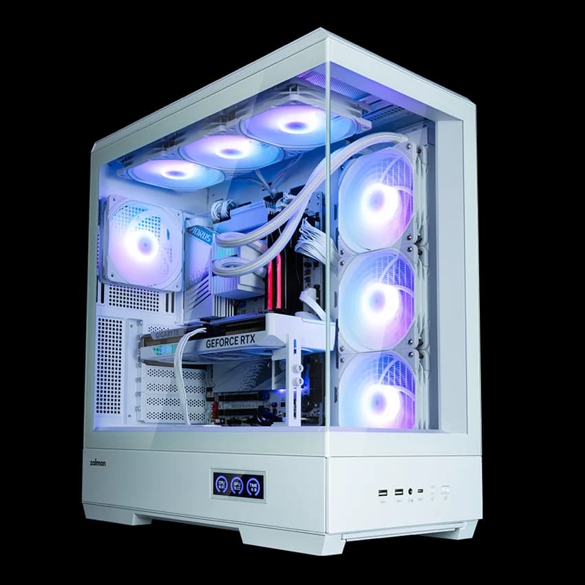 Zalman P50 DS ATX MID TWR Whit