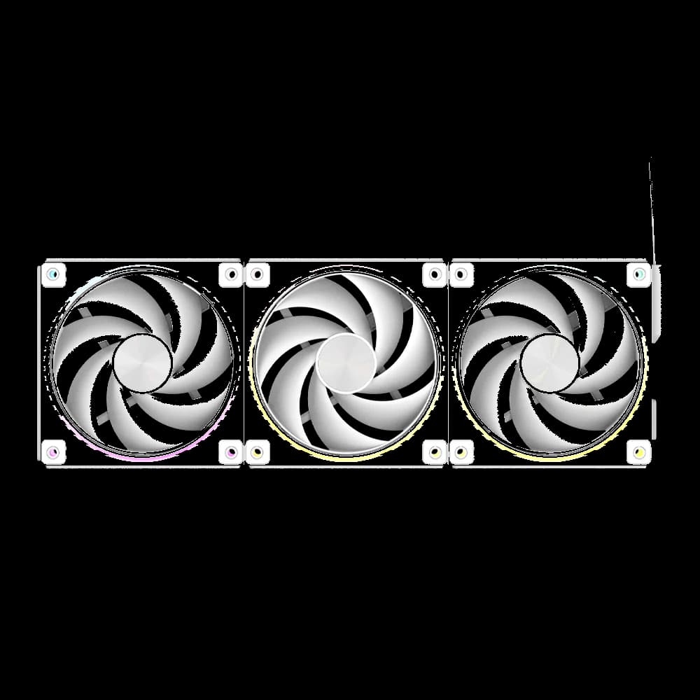 Zalman ZM-DF120 A3 White PWM